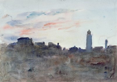 After Sunset, View from the Artist